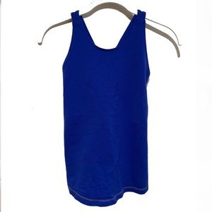 Lululemon Royal Blue Cross Back Tank